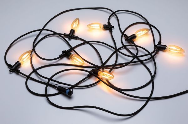 Ogrodowa girlanda świetlna Plug & Shine Classic o klasie szczelności IP44