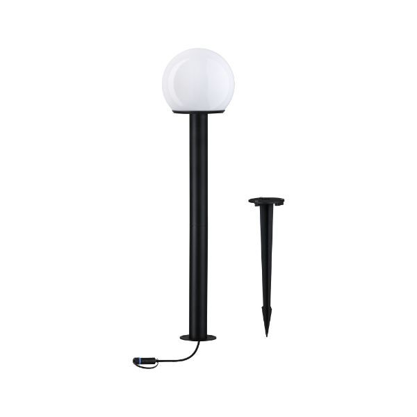 Ogrodowy słupek Plug&Shine w kolorze antracytowym z oprawą E14
