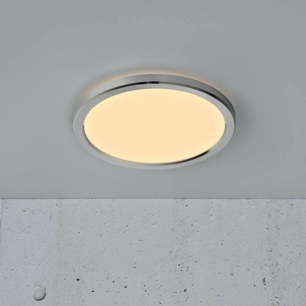 Okrągła lampa sufitowa Oja 29 z regulacją barwy światła i klasą szczelności IP54