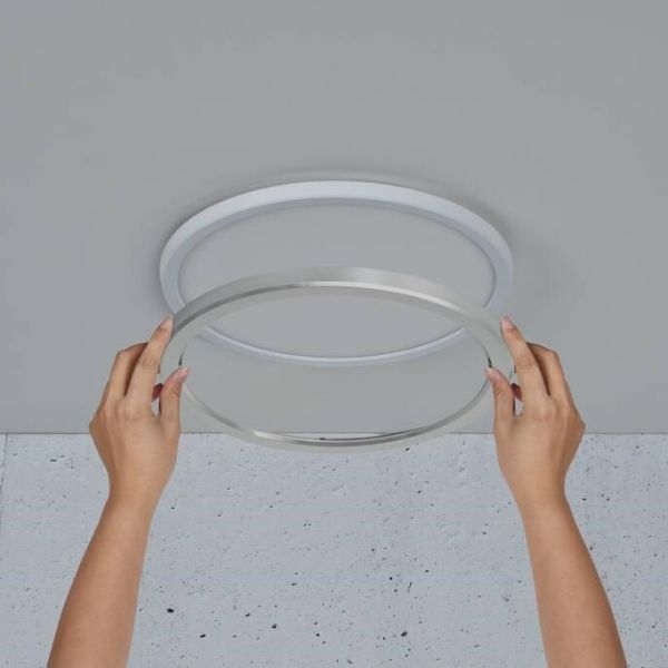 Okrągła lampa sufitowa Oja 29 z regulacją barwy światła i klasą szczelności IP54