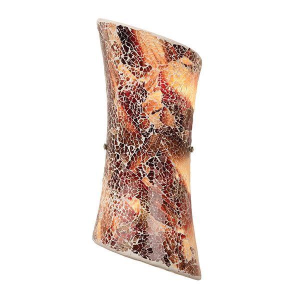 OUTLET Unikatowy kinkiet Marconi z elegancką szklaną mozaiką