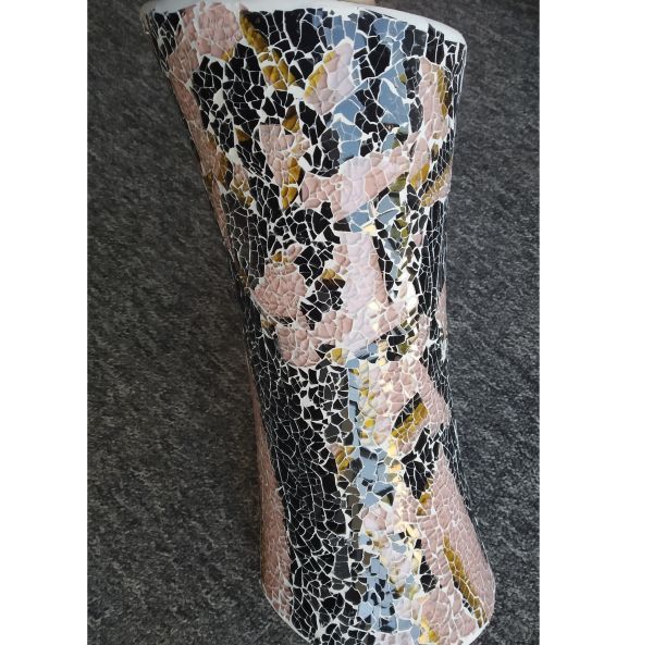 OUTLET Unikatowy kinkiet Marconi z elegancką szklaną mozaiką