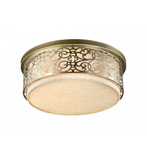 Ozdobny plafon Venera od Maytoni z jasnym abażurem