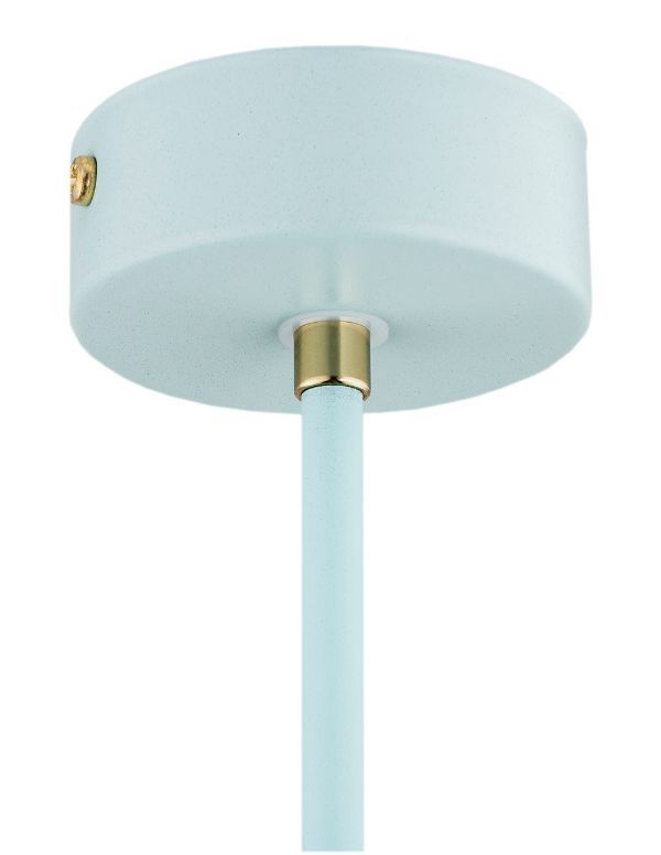 Regulowana błękitna lampa sufitowa Charlotte