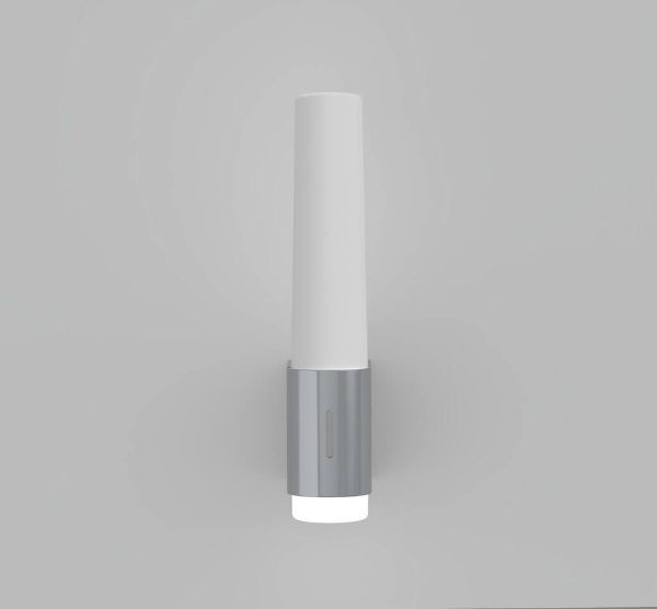 Srebrny kinkiet Helva Night - Nordlux, 2 poziomy świecenia, IP44