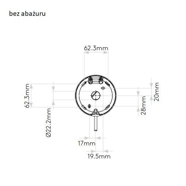 Srebrny kinkiet Miura z możliwością regulacji i wbudowanym włącznikiem