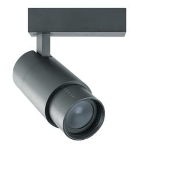 Srebrny, wysuwany reflektor LED Aries do systemu szynowego