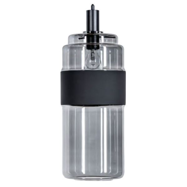 Stylowa czarna lampa wisząca Umbriel Long