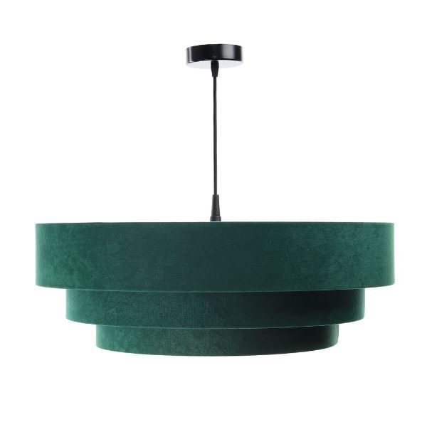 Stylowa lampa wisząca Venus w odcieniu butelkowej zieleni