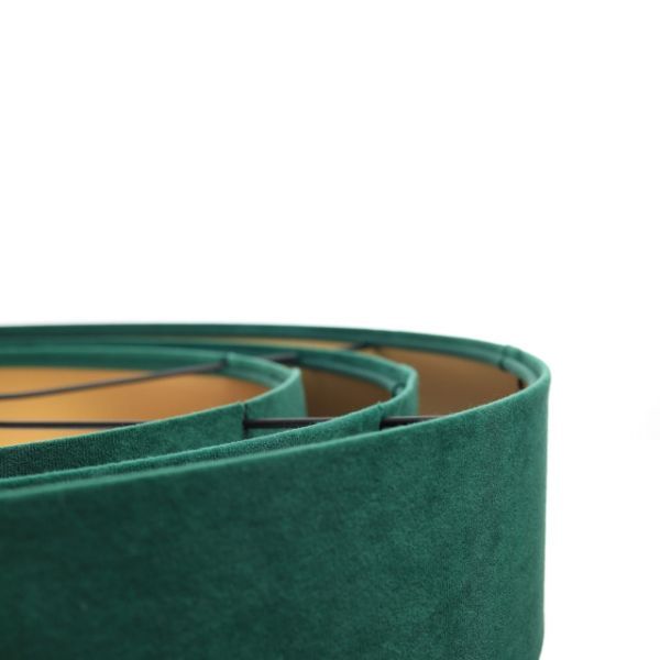 Stylowa lampa wisząca Venus w odcieniu butelkowej zieleni