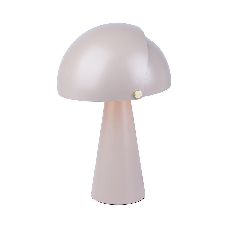 Stylowa matowa brązowa lampa stołowa Align od DFTP