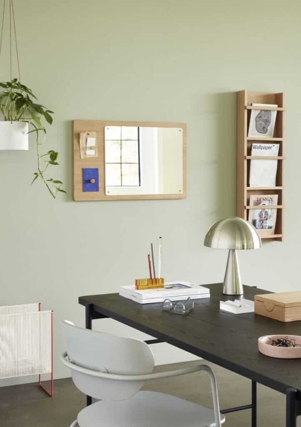 Stylowa srebrna lampa stołowa Mush w kształcie grzybka