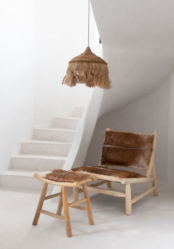 Stylowa wisząca lampa Abaca Hoola w wyjątkowym stylu boho