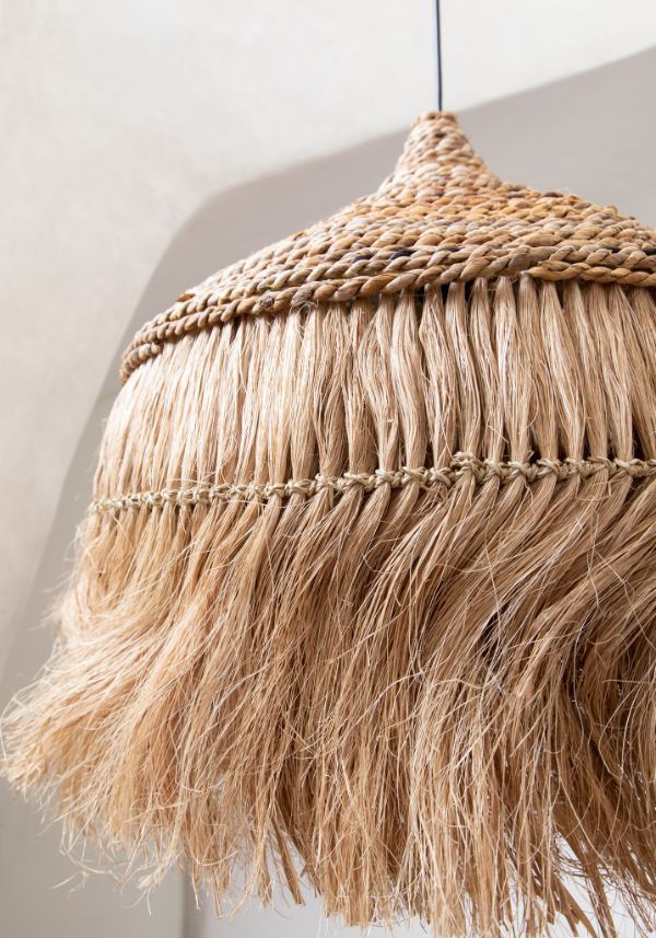 Stylowa wisząca lampa Abaca Hoola w wyjątkowym stylu boho