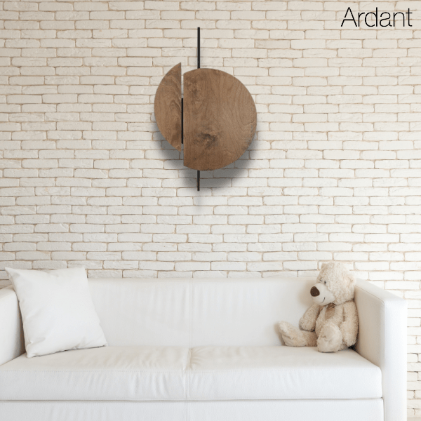 Stylowy kinkiet Sunset C z drewna