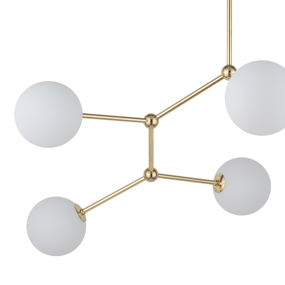 Sufitowa lampa Fairy Gold z sześcioma punktami świetlnymi