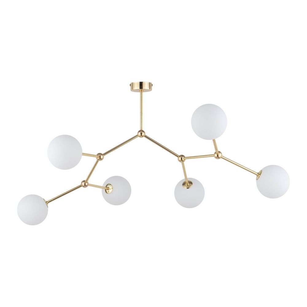 Sufitowa lampa Fairy Gold z sześcioma punktami świetlnymi