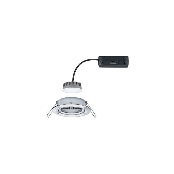 Sufitowe oczko Coin Slim – LED, chromowane, IP23