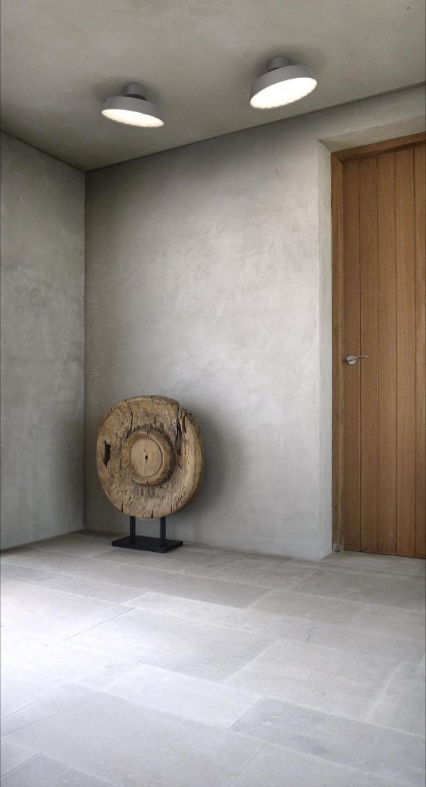 Szara lampa sufitowa Kaito od Nordlux z regulowanym kloszem