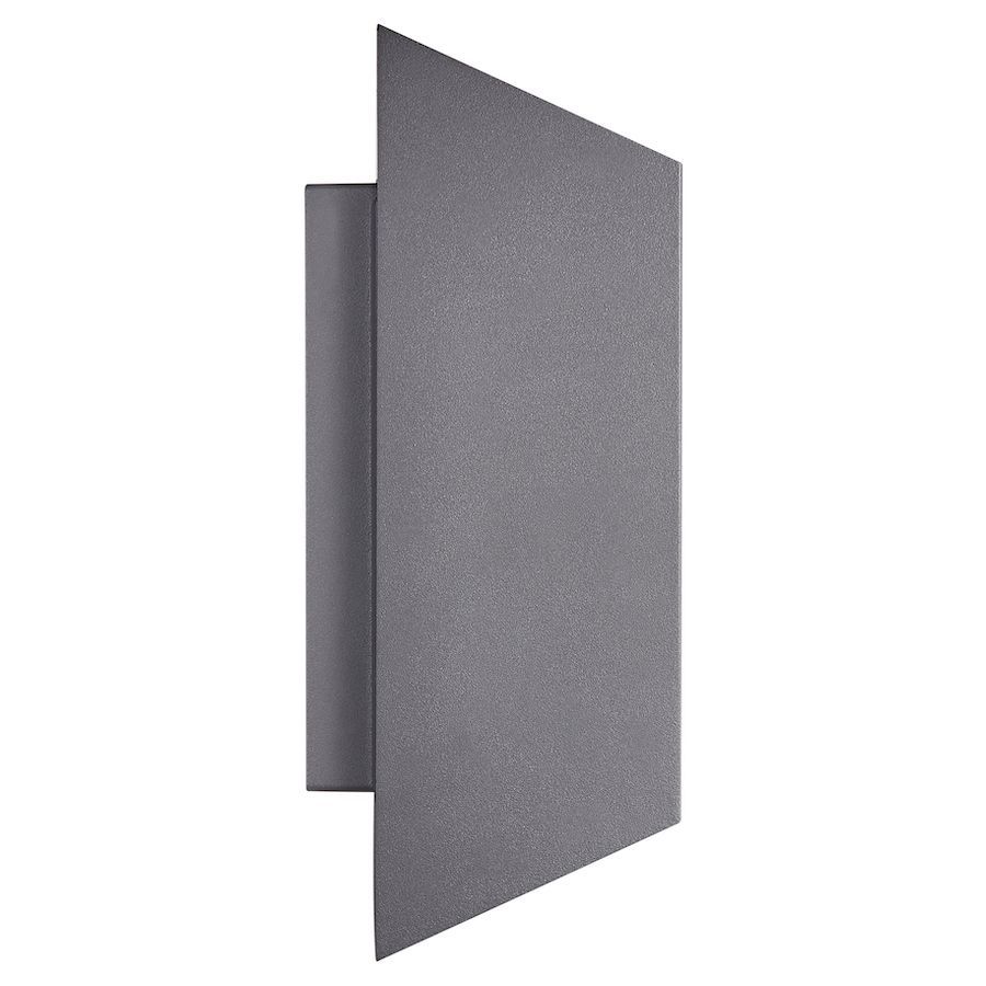 Szary zewnętrzny kinkiet Nico Square o klasie szczelności IP54