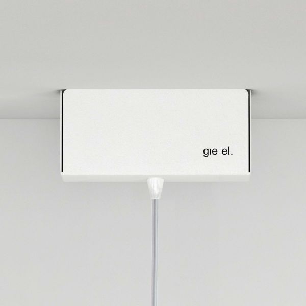 Szklana, przezroczysta lampa wisząca Horn Bubble