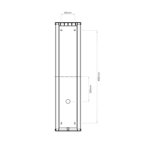 Szklany złoty kinkiet Avignon Round 525