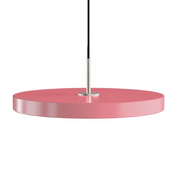 Wisząca lampa Asteria w jasnoróżowym kolorze z wbudowanym oświetleniem LED