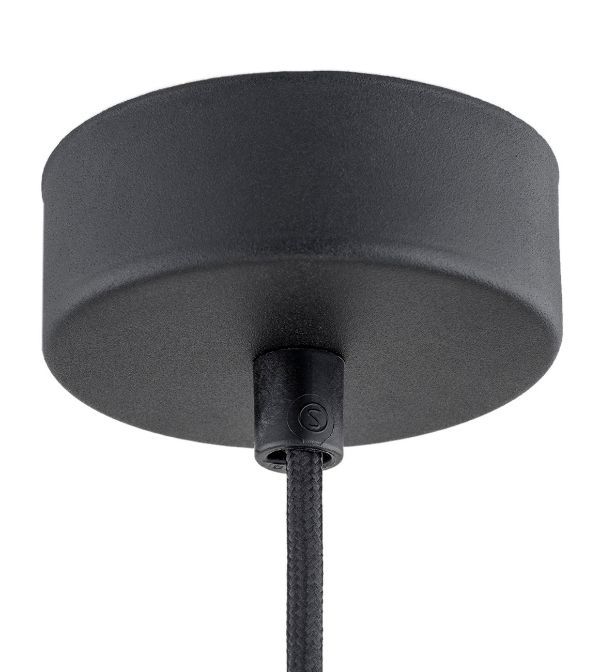 Wisząca lampa Beverly w błękitnym kolorze z srebrnymi akcentami
