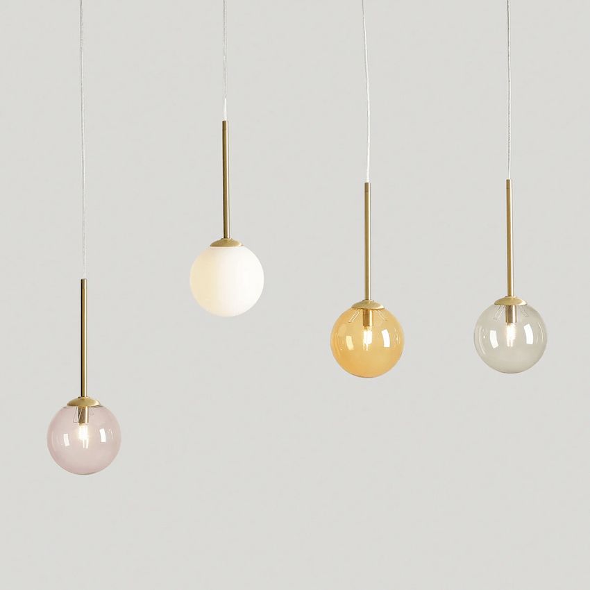 Wisząca lampa Bosso 4 w wielokolorowej wersji