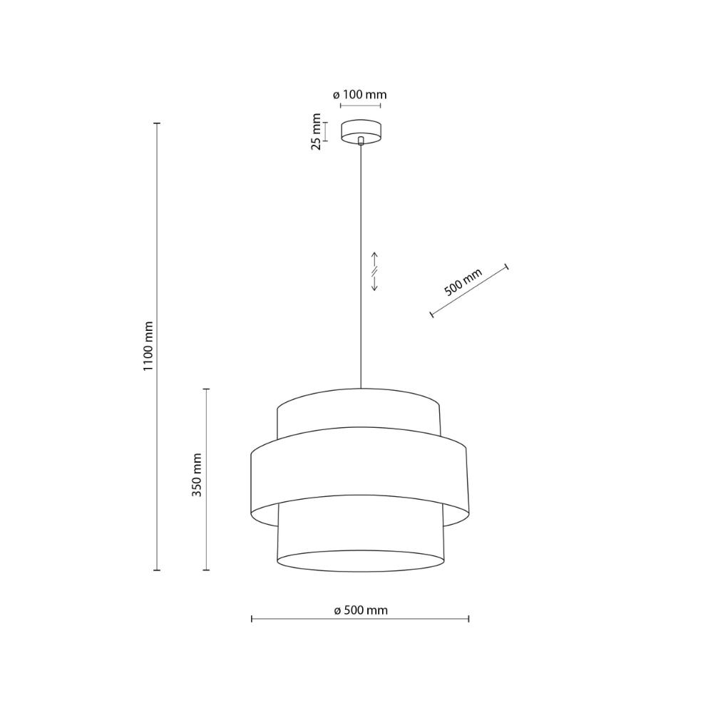 Wisząca lampa Calisto z juty doskonała nad stół