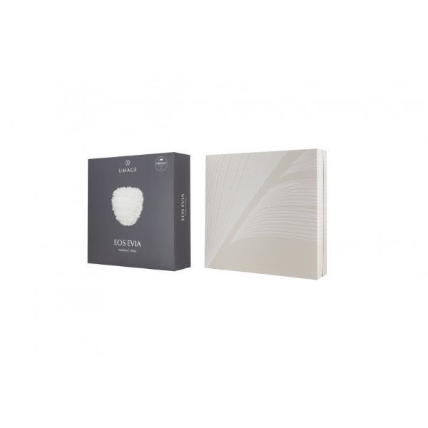 Wisząca lampa Eos Evia L w pudrowym różu z naturalnymi piórami