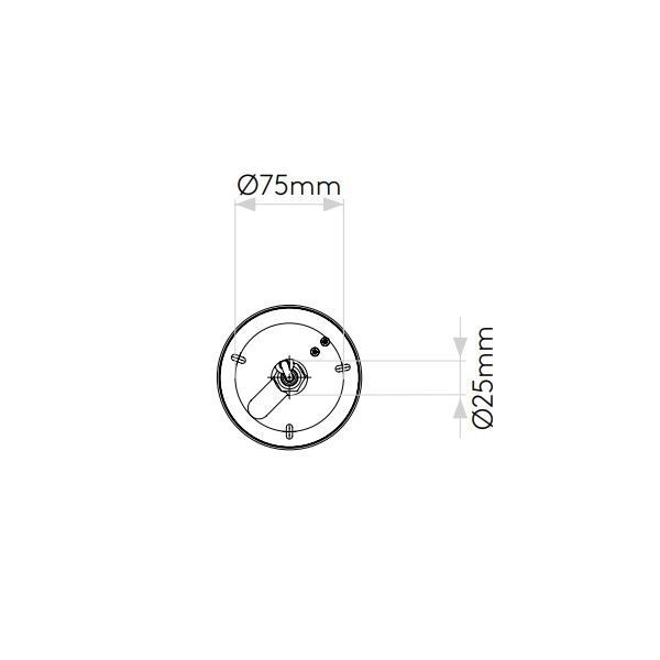 Wisząca lampa Hashira w kształcie metalowej tuby w kolorze czarnym