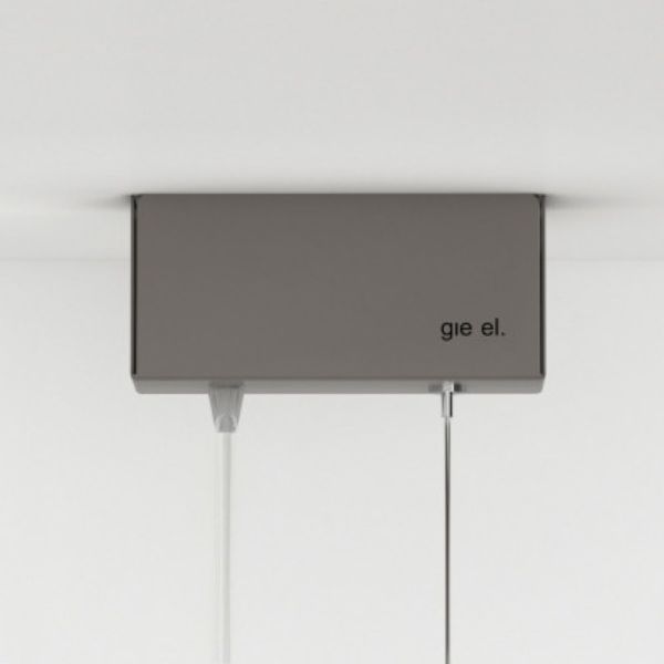 Wisząca lampa ze szkła Meduse w kolorze kobaltu