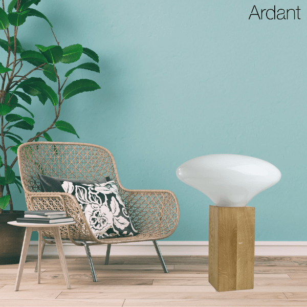 Wysoka biała lampa stołowa Cocoon Big