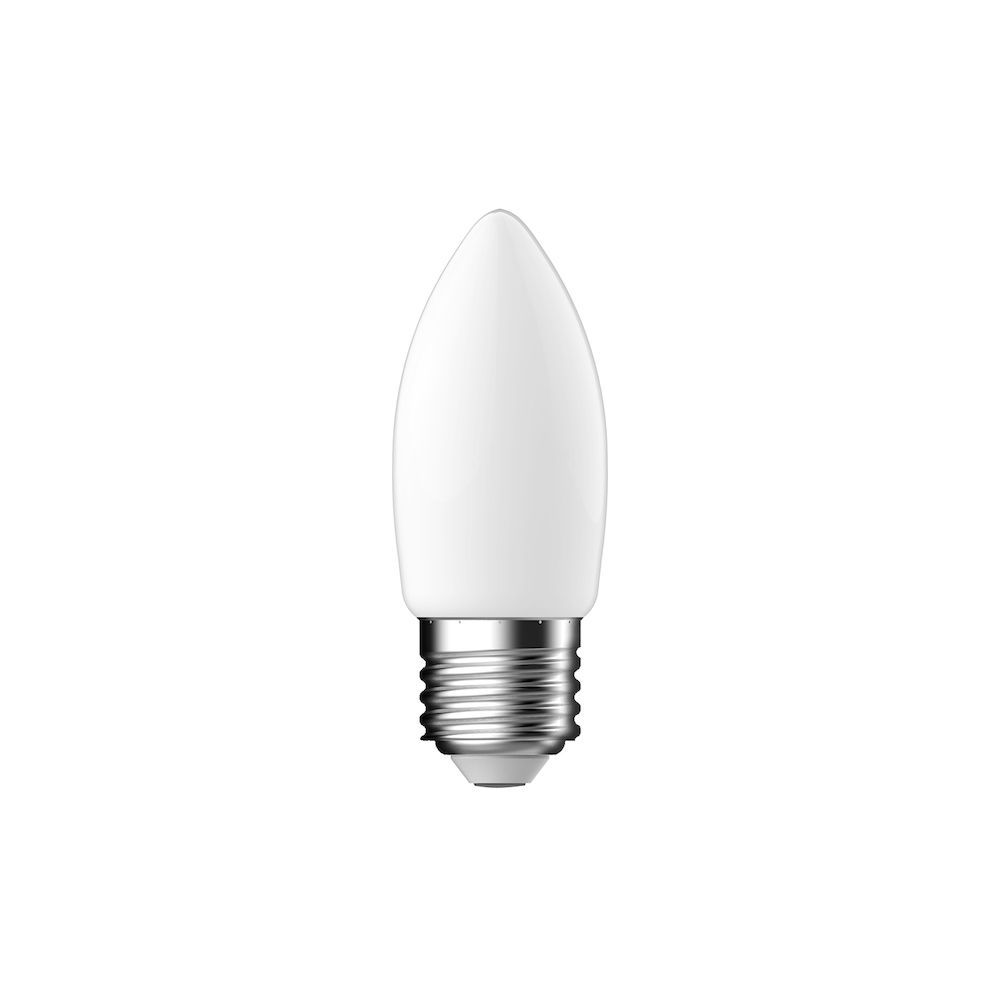 Zestaw 10 mlecznych żarówek C35 Nordlux, E27, 2700K