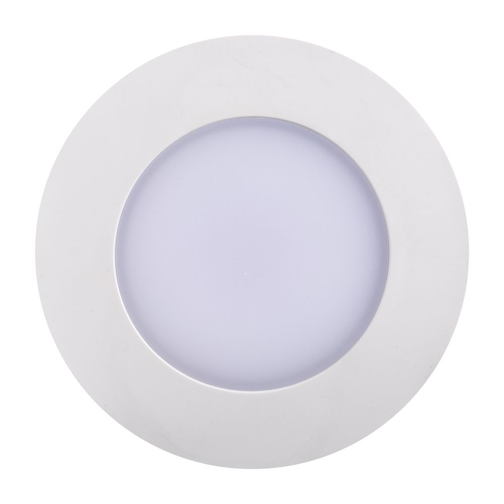 Zestaw 3 białych oczek sufitowych Leonis