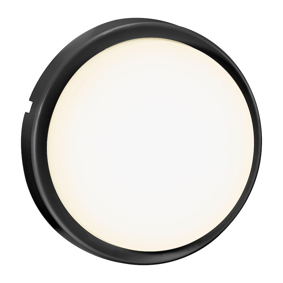 Zewnętrzna lampa sufitowa lub ścienna Cuba Bright Round o jasności 700 lm i klasie szczelności IP54