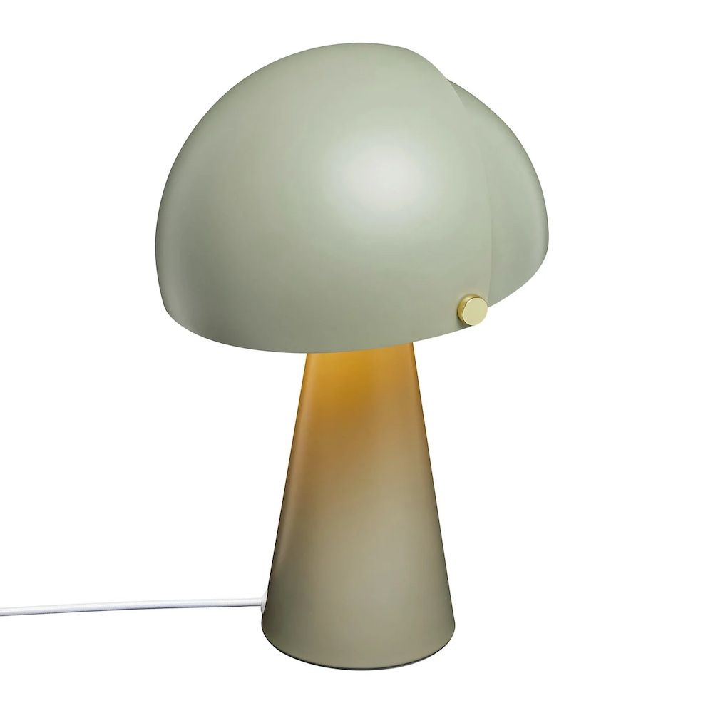 Zielona stołowa lampa Align od DFTP z regulowanym kloszem