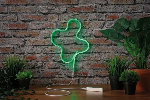 Zielony wąż LED Neon Colorflex USB o długości 1 metra