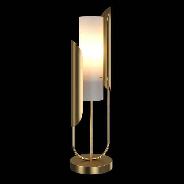 Złota lampa stołowa Cipresso w dużym rozmiarze