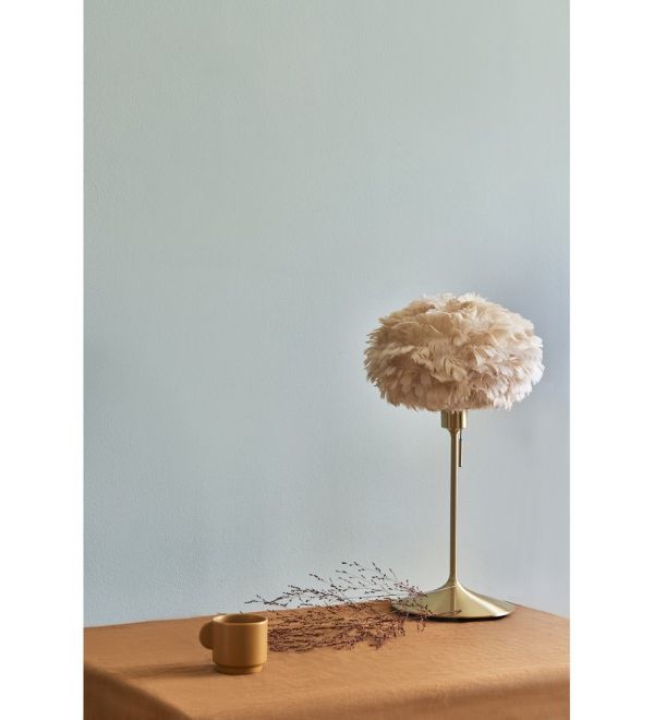 Złota podstawa do lamp stołowych Santé z wbudowanym gniazdem USB