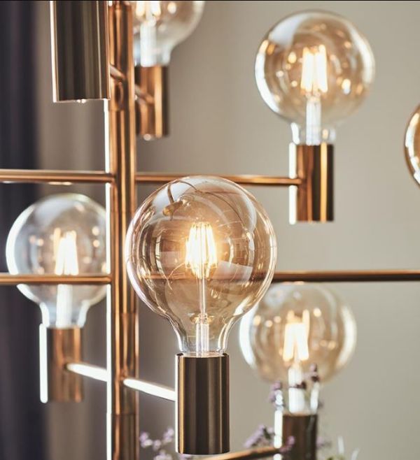 Złoty żyrandol Paris o oryginalnym designie