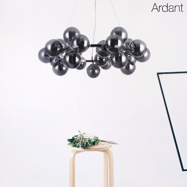 Żyrandol Dallas od Maytoni z dymionego szkła