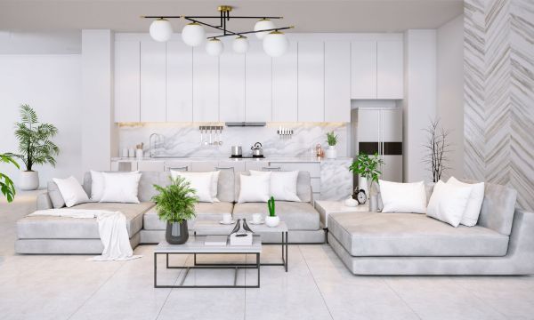 Żyrandol sufitowy Nostalgia z szklanymi kloszami