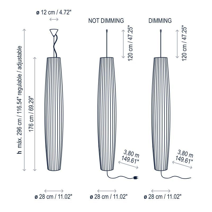 Wisząca lampa Maxi S/01 Outdoor o klasie szczelności IP66 z otwartym dołem