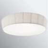 Biała, duża lampa sufitowa LED Plafonet 95