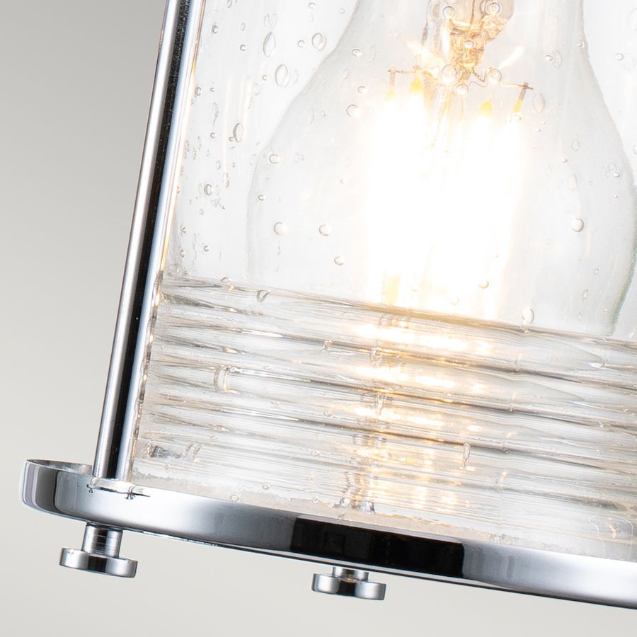 Kinkiet Ashlandbay z trzema punktami świetlnymi w wykończeniu z polerowanego chromu