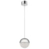 Mała wisząca lampa LED Moonlit w polerowanym chromie
