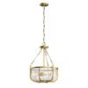 Lampa sufitowa Roux w odcieniu naturalnego mosiądzu