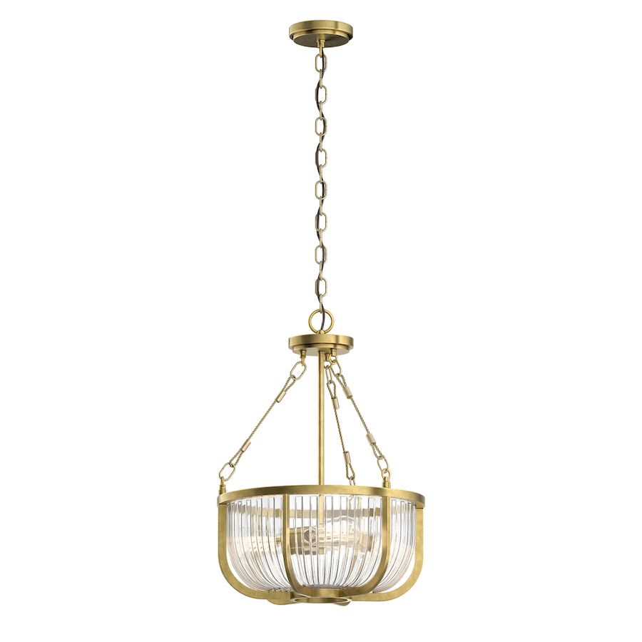 Lampa sufitowa Roux w odcieniu naturalnego mosiądzu